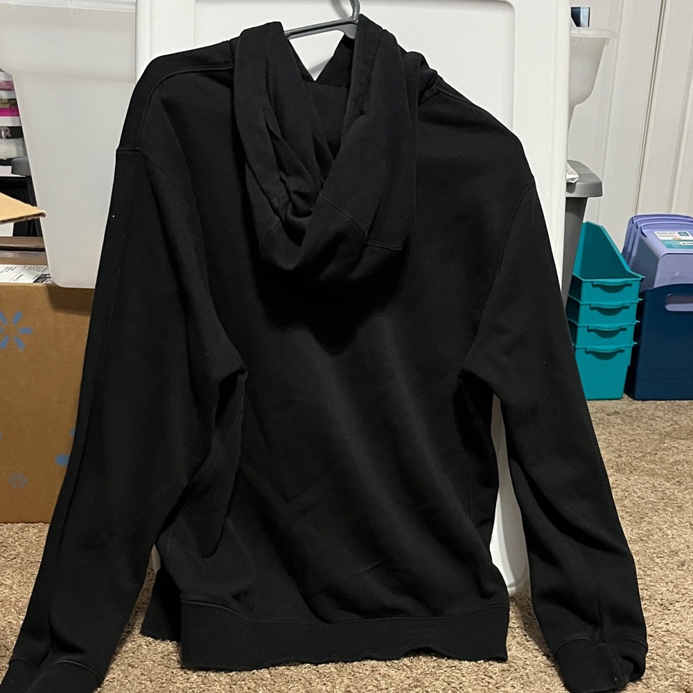 Nike Men's Black Pullover Hoodie - Picture 2 of 3